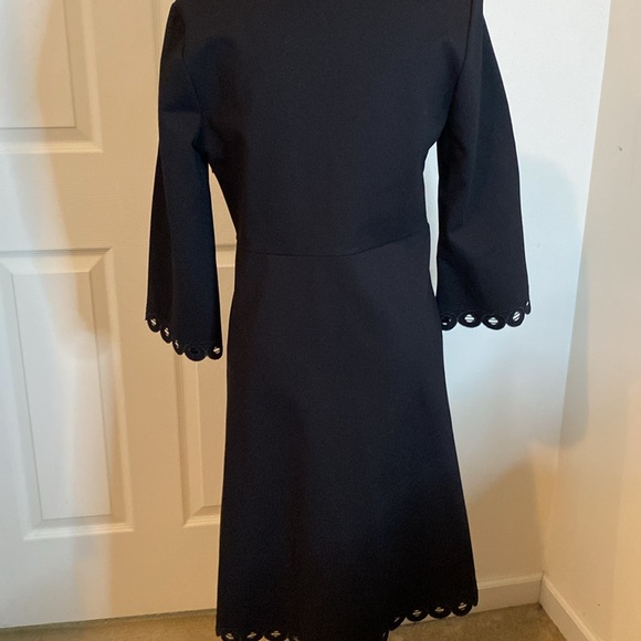 Chico’s Openwork Trim Ponte classic comfortable Little black dress - Picture 3 of 5